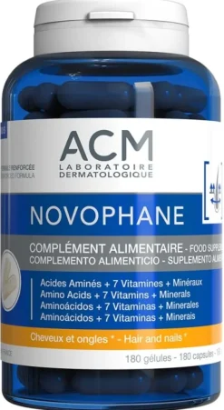Novophane cheveux et ongles ACM - boite de 180 gélules