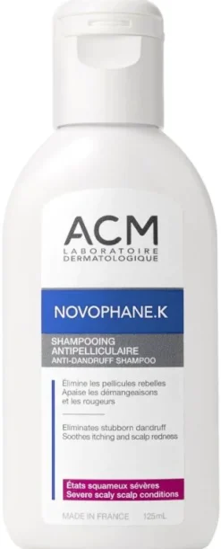 Novophane K shampooing antipelliculaire ACM - flacon de 125 ml