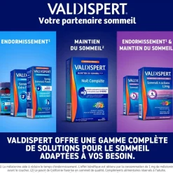 Nuit complète mélatonine 1mg Valdispert - boite de 30 comprimés