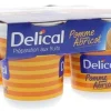 Nutra'pote Dessert aux fruits pomme abricot Delical - lot de 4 pots de 200g