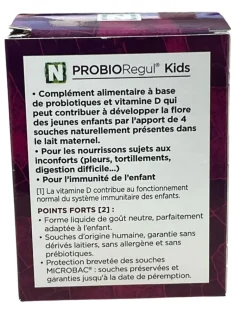 Nutravance ProbioRegul Kids – gouttes probiotiques flacon-pipette 10ml