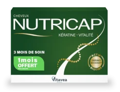 Nutricap kératine vitalité Vitavea - boite de 90 capsules