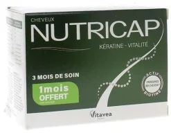 Nutricap kératine vitalité Vitavea - boite de 90 capsules