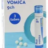 Nux vomica 9CH Boiron – granules, 3 tubes de 4 g