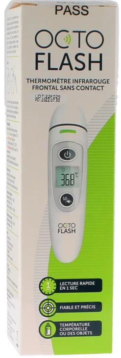 Octoflash thermomètre médical frontal sans contact PediAct – un