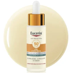 Oil Control sérum solaire ultra-léger SPF50+ Eucerin - flacon de 30ml