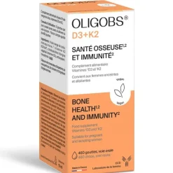 Oligobs D3+K2 Ccd - flacon compte-gouttes de 460 gouttes