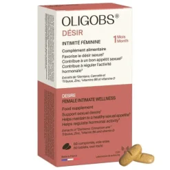Oligobs désir intimité féminine Laboratoire CCD - boîte de 60 comprimés