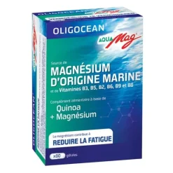 Oligocean Aqua Mag Magnésium d'origine marine - boîte de 80 gélules