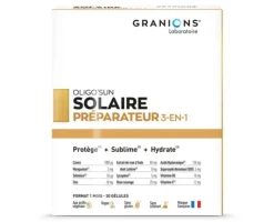 Oligo'sun solaire préparateur 3-en-1 Granions - boite de 30 gélules