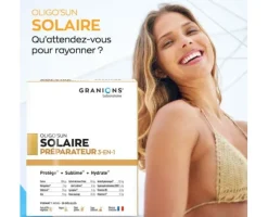 Oligo'sun solaire préparateur 3-en-1 Granions - boite de 30 gélules