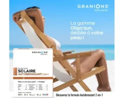 Oligo'sun solaire préparateur 3-en-1 Granions - boite de 30 gélules