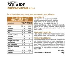 Oligo'sun solaire préparateur 3-en-1 Granions - boite de 30 gélules