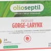 Olioseptil pastilles gorge larynx miel eucalyptus - boite de 24 pastilles