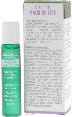Olioseptil Roll-on maux de tête - roll-on de 5ml