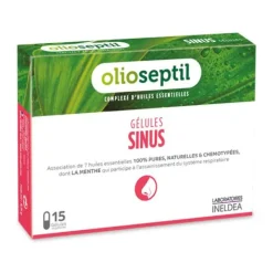 Olioseptil sinus complexe d'huiles essentielles - boîte de 15 gélules végétales