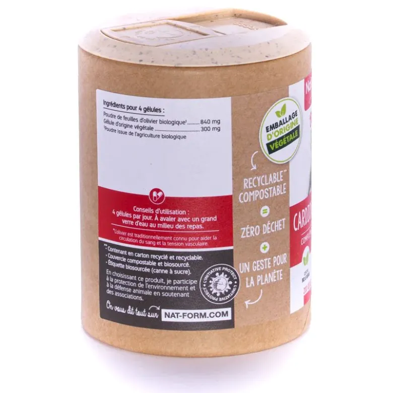 Olivier Bio Ecoresponsable Nat&Form - Boite de 200 gélules