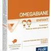 Omegabiane enfant oméga 3, vitamines D et E Pileje - boîte de 27 pastilles gélifiées goût orange citron