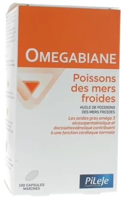 Omegabiane Poissons des mers froides PileJe - boîte de 100 capsules