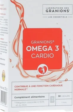 Omega 3 cardio Granions - boîte de 30 capsules