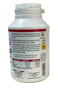 Omega 3 Les 3 Chênes - pot de 120 capsules offre spéciale 30% offert