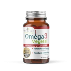 Omega 3 végétal Les 3 Chênes - pot de 60 capsules