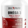 Oméga 3 coeur et cerveau Eric Favre - pot de 120 capsules 30% offert