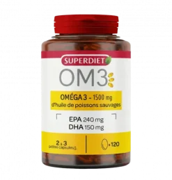 OM3 Huile de poisson sauvage Super Diet