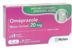 Oméprazole 20 mg Mylan
