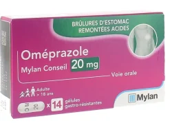 Oméprazole 20 mg Mylan