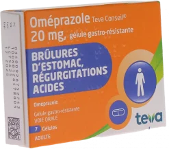 Oméprazole 20 mg Teva conseil – 7 gélules