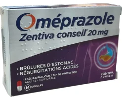 Oméprazole 20mg Zentiva