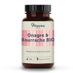 Onagre et bourrache bio Vitavea - boîte de 30 gélules
