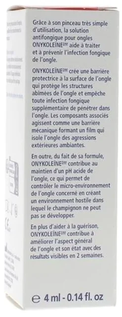 Onykoleïne DM Solution pour ongles mycosés - flacon de 4 ml