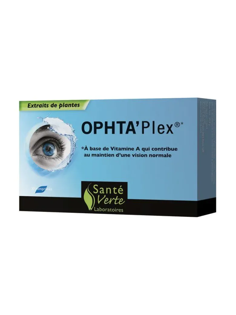 Ophta'plex maintien d'une vision normale Santé verte - 30 comprimés