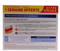 Optinuit Plus Sommeil triple action 8h Nutreov - boîte de 30 comprimés