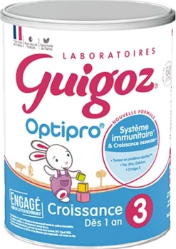 Optipro Lait en poudre croissance 3 dès 1 an Guigoz