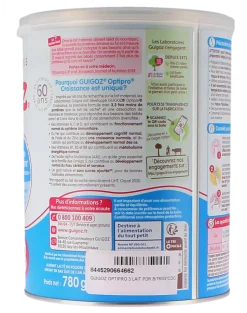 Optipro Lait en poudre croissance 3 dès 1 an Guigoz