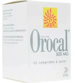 Orocal 500mg comprimé - boîte de 60 comprimés