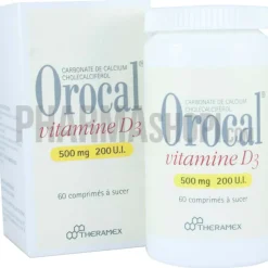 Orocal Vitamine D3 500mg/200 U.I