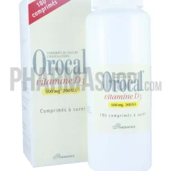 Orocal Vitamine D3 500mg/200 U.I