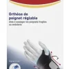 Orthèse poignet réglable sport - boîte de 1 orthèse