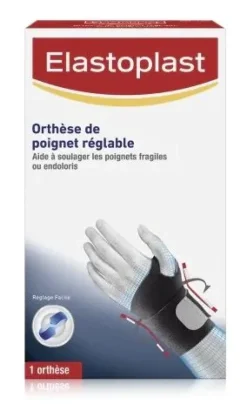 Orthèse poignet réglable sport - boîte de 1 orthèse