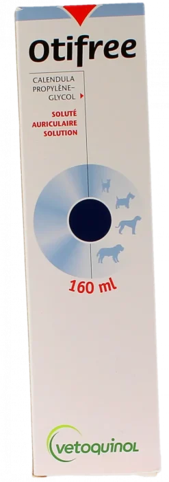 Otifree soluté oriculaire pour les chiens et les chats Vetoquinol