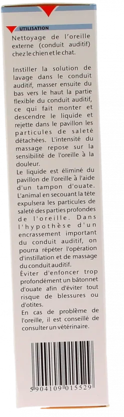 Otifree soluté oriculaire pour les chiens et les chats Vetoquinol