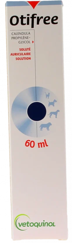 Otifree soluté oriculaire pour les chiens et les chats Vetoquinol