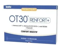OT30 Renfort+ probiotiques confort digestif OctoVita - boîte de 30 gélules