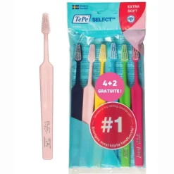 Pack brosses à dents extra-soft Select TePe - lot de 6 brosses à dents