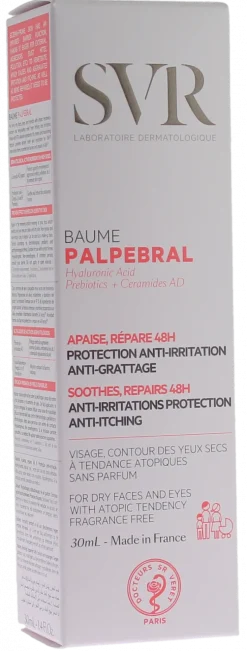 Palpebral by Topialyse Baume visage SVR - flacon-pompe de 30ml