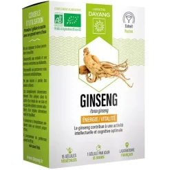 Panax ginseng Bio Dayang - boîte de 15 gélules